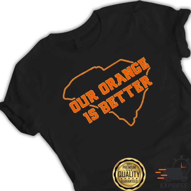 Official Clemson Orange our orange is better Hooded Sweatshirt Official Clemson Orange our orange is better Hooded Sweatshirt