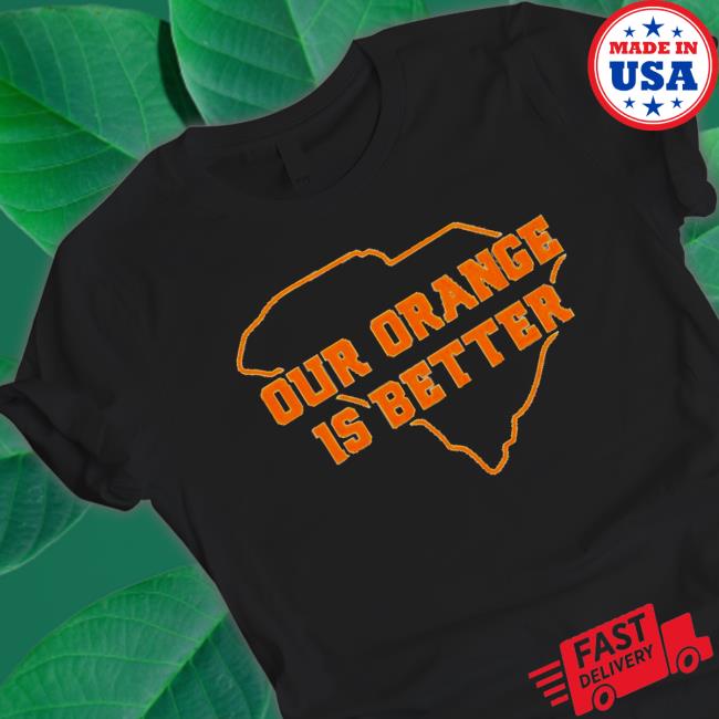 Official Clemson Orange our orange is better Hooded Sweatshirt Official Clemson Orange our orange is better Hooded Sweatshirt
