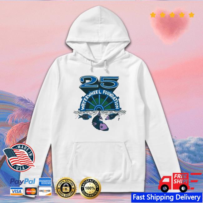 Official Phish WaterWheel Foundation 25th Shirt Official Phish WaterWheel Foundation 25th Shirt