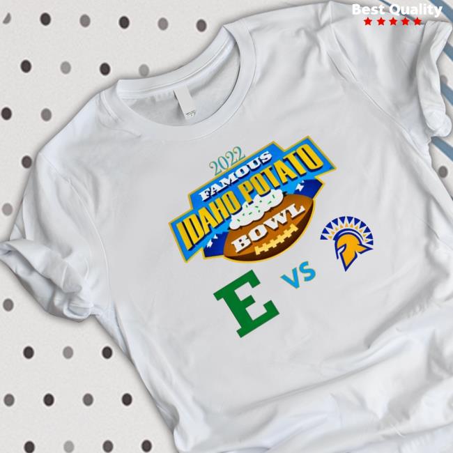 Official 2022 Idaho Potato Bowl Eagles from Eastern Michigan and Spartans from San Jose State Matchup Logo Shirt Official 2022 Idaho Potato Bowl Eagles from Eastern Michigan and Spartans from San Jose State Matchup Logo Shirt