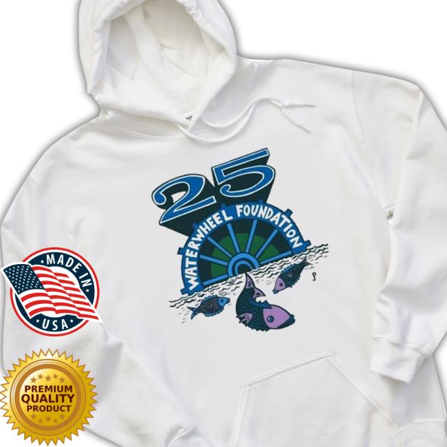 Official Phish WaterWheel Foundation 25th Shirt Official Phish WaterWheel Foundation 25th Shirt