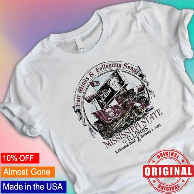 Mississippi State University ReliaQuest Bowl Game 2023 Tee Shirts Mississippi State University ReliaQuest Bowl Game 2023 Tee Shirts