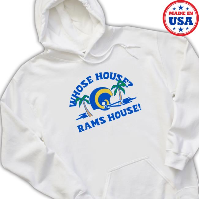 Official Homage Los Angeles Rams Whose House Long Sleeve Tee Official Homage Los Angeles Rams Whose House Long Sleeve Tee