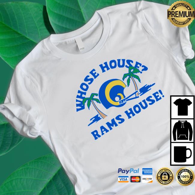 Official Homage Los Angeles Rams Whose House Long Sleeve Tee Official Homage Los Angeles Rams Whose House Long Sleeve Tee
