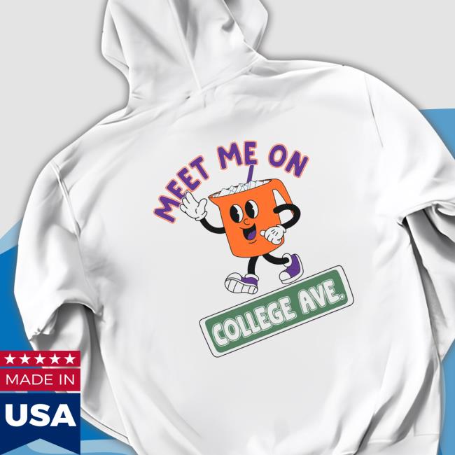 Official MEET ME ON COLLEGE AVE T-Shirt Official MEET ME ON COLLEGE AVE T-Shirt