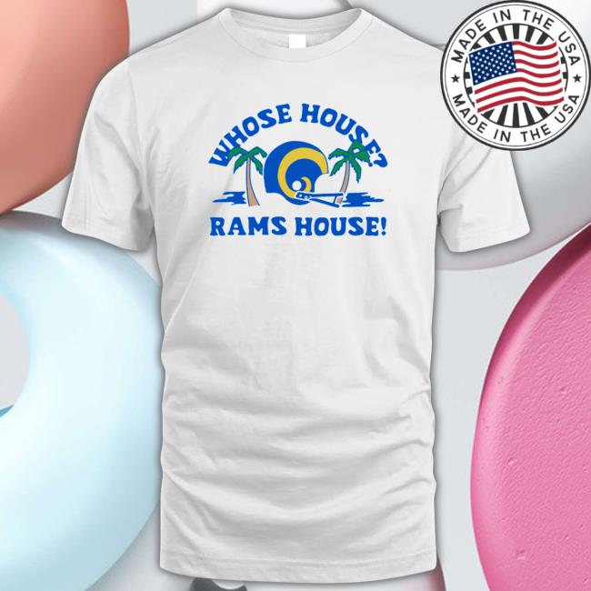 Official Homage Los Angeles Rams Whose House Long Sleeve Tee Official Homage Los Angeles Rams Whose House Long Sleeve Tee