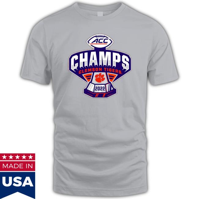 Clemson Tigers 2022 Acc Football Conference Champions Locker Room Premium T-Shirt Clemson Tigers 2022 Acc Football Conference Champions Locker Room Premium T-Shirt