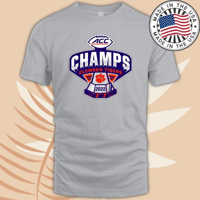 Clemson Tigers 2022 Acc Football Conference Champions Locker Room Premium T-Shirt Clemson Tigers 2022 Acc Football Conference Champions Locker Room Premium T-Shirt