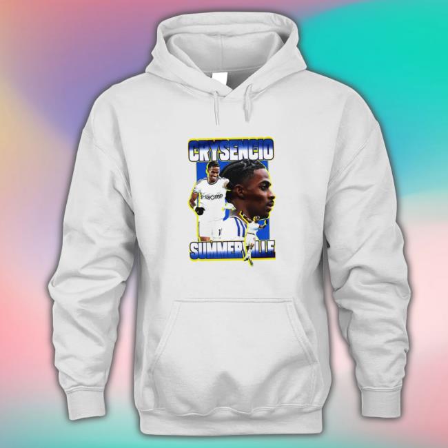 Official Crysencio Summerville Leeds Hooded Sweatshirt Official Crysencio Summerville Leeds Hooded Sweatshirt