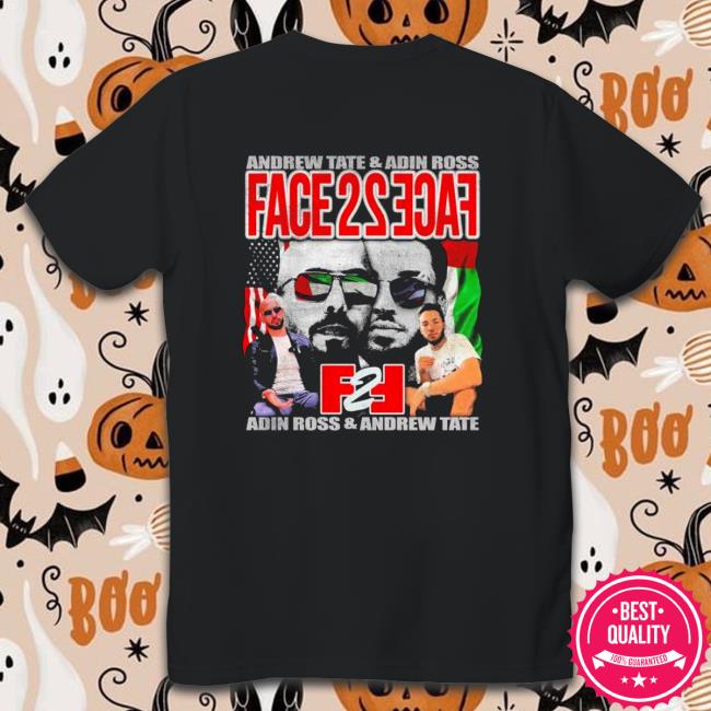 Top adin Ross x Andrew Tate Face 2 Face T-Shirt Top adin Ross x Andrew Tate Face 2 Face T-Shirt