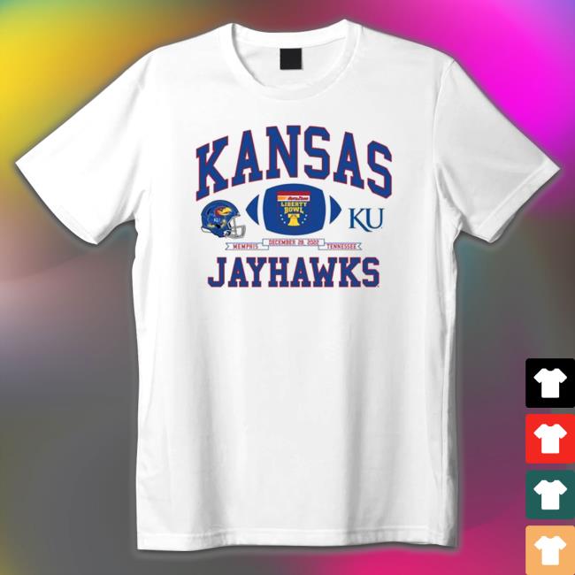Official Kansas Jayhawks 2022 Bowl helmet Long Sleeve Tee Official Kansas Jayhawks 2022 Bowl helmet Long Sleeve Tee