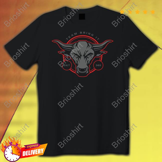 Wwe The Rock Team Bring It Bull T Shirt Wwe The Rock Team Bring It Bull T Shirt