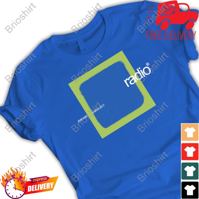 Official Post Radio Quality Since 2017 Box Logo Tee Official Post Radio Quality Since 2017 Box Logo Tee