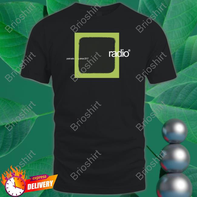 Official Post Radio Quality Since 2017 Box Logo Tee Official Post Radio Quality Since 2017 Box Logo Tee