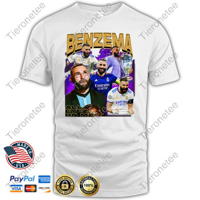 Karim Benzema Ballon D’Or Hooded Sweatshirt Retro Football Gang Merch Karim Benzema Ballon D’Or Hooded Sweatshirt Retro Football Gang Merch