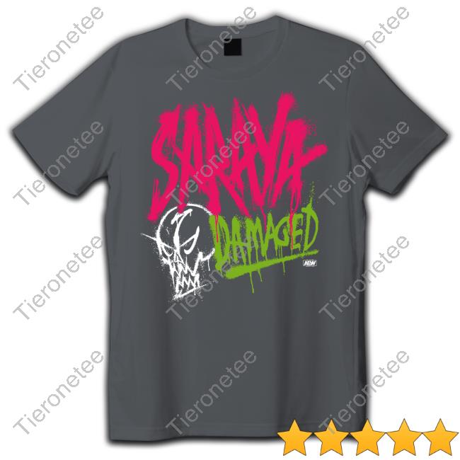Saraya Damaged Tee Shirt Saraya Damaged Tee Shirt