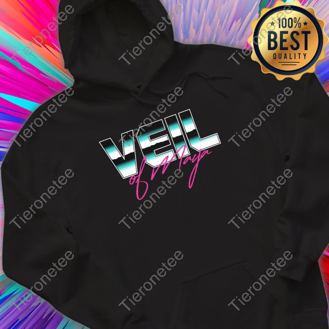 Veil Of Maya Merch 80'S Black Hoodie Veilofmayaband Veil Of Maya Merch 80'S Black Hoodie Veilofmayaband