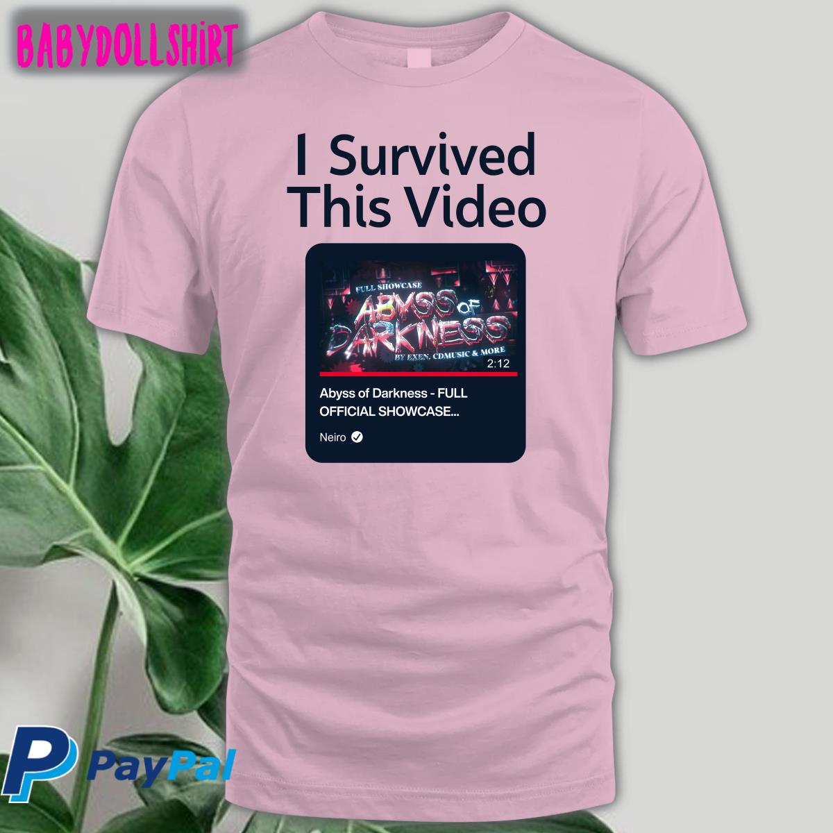 Neiro Youtube I Survived This Video Abyss Of Darkness Full Official Showcase Shirt Neiro Youtube I Survived This Video Abyss Of Darkness Full Official Showcase Shirt