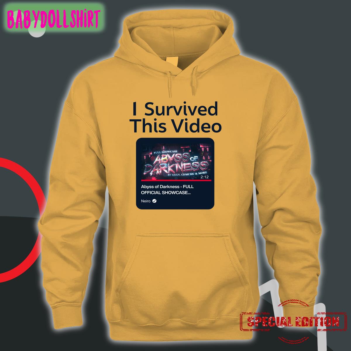 Neiro Youtube I Survived This Video Abyss Of Darkness Full Official Showcase Shirt Neiro Youtube I Survived This Video Abyss Of Darkness Full Official Showcase Shirt