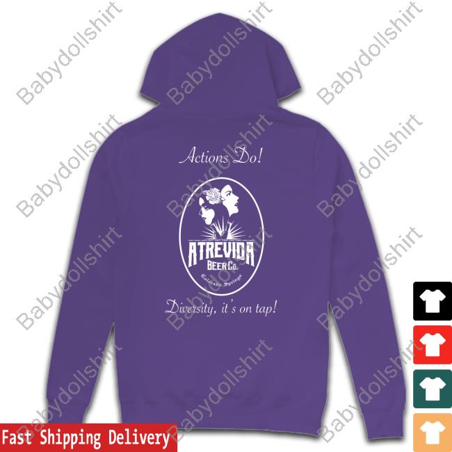 Meena Harris Actions Do Good Intentions Atrevida Beer Co Tees Meena Harris Actions Do Good Intentions Atrevida Beer Co Tees