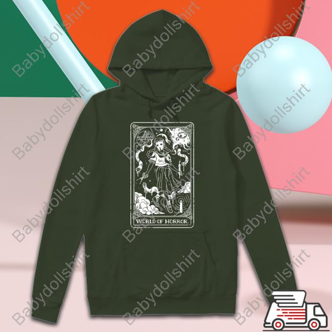 World Of Horror Ominous Tarot Hoodie World Of Horror Ominous Tarot Hoodie