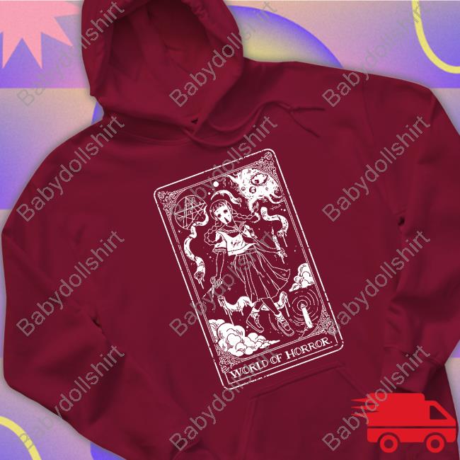 World Of Horror Ominous Tarot Hoodie World Of Horror Ominous Tarot Hoodie