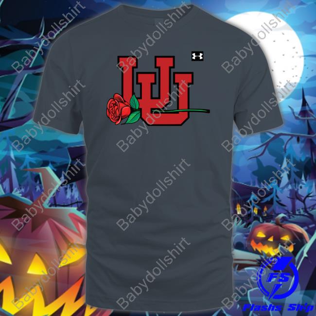 Official Utah Football Interlocking Utah Utes Football Rose Hoodie Official Utah Football Interlocking Utah Utes Football Rose Hoodie