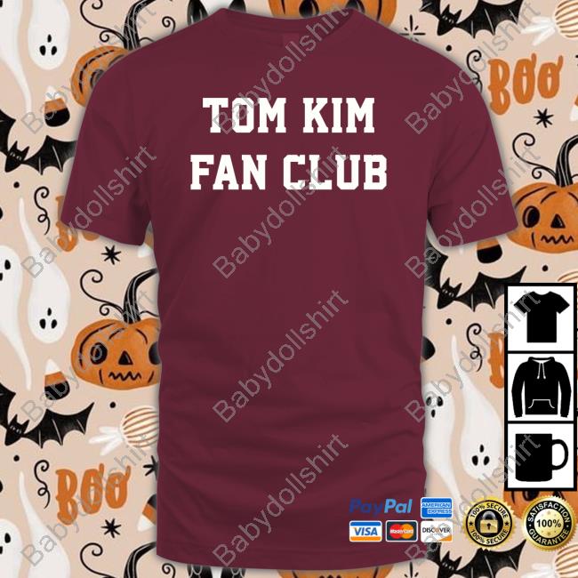 Official Tom Kim Fan Club T-Shirt Official Tom Kim Fan Club T-Shirt