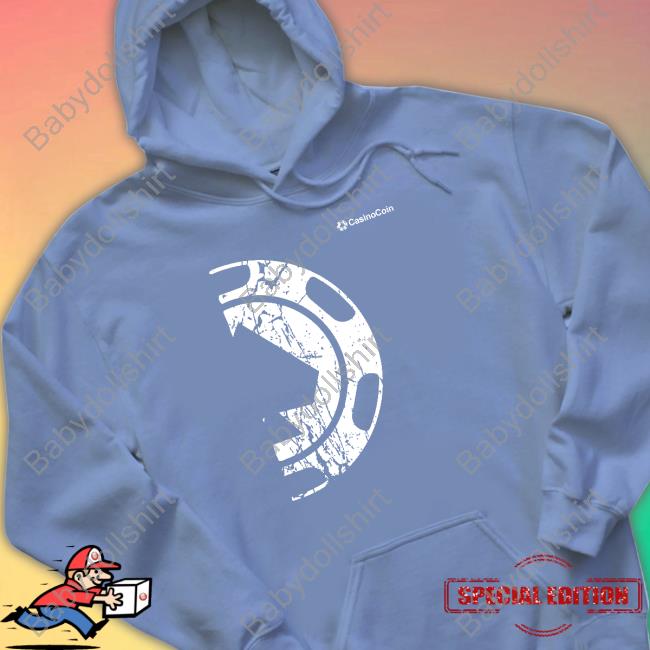 Xrpl Merch Official CasinoCoin Grunge Hooded Sweatshirt Xrpl Merch Official CasinoCoin Grunge Hooded Sweatshirt