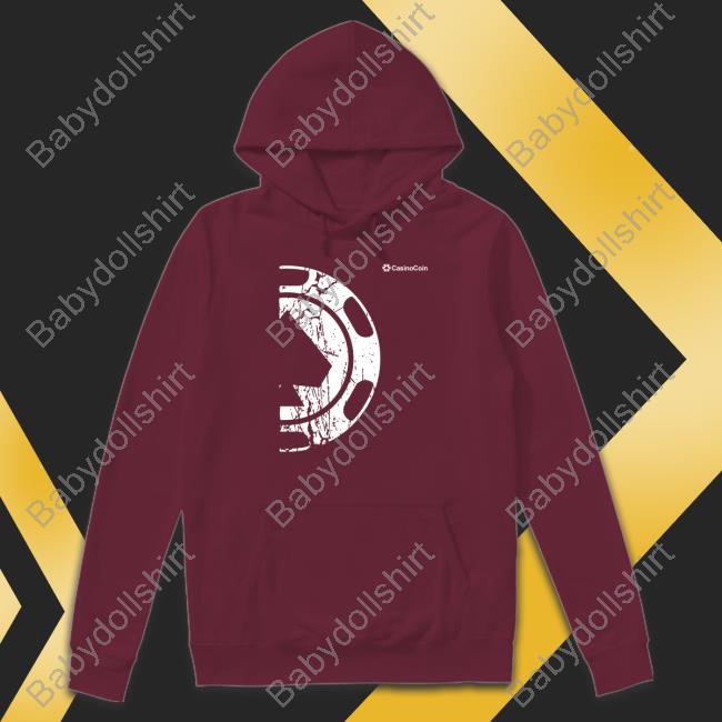 Xrpl Merch Official CasinoCoin Grunge Hooded Sweatshirt Xrpl Merch Official CasinoCoin Grunge Hooded Sweatshirt