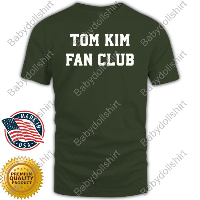 Official Tom Kim Fan Club T-Shirt Official Tom Kim Fan Club T-Shirt