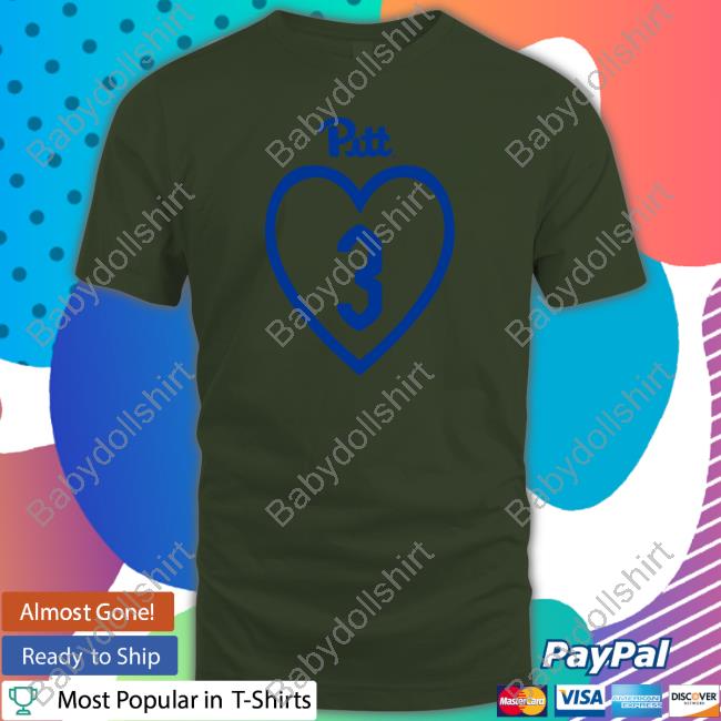 Pitt Heart 3 Shirt Pitt Heart 3 Shirt