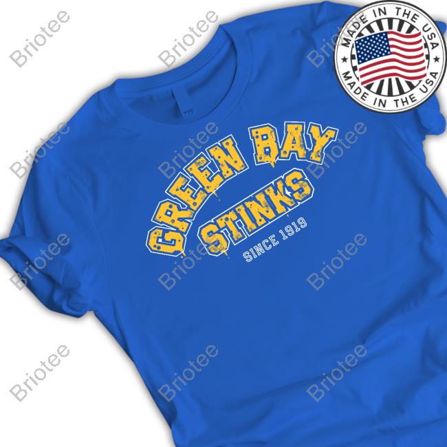 Official Green Bay Stinks Since 1919 T Shirt Official Green Bay Stinks Since 1919 T Shirt