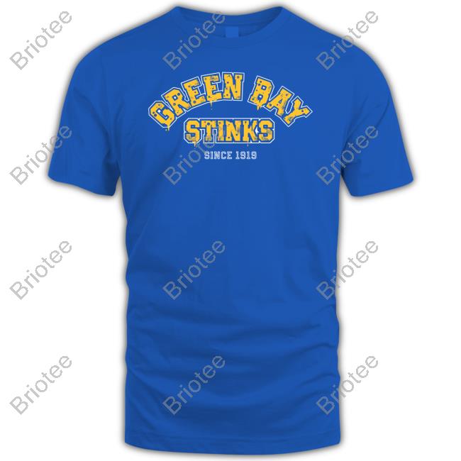 Official Green Bay Stinks Since 1919 T Shirt Official Green Bay Stinks Since 1919 T Shirt