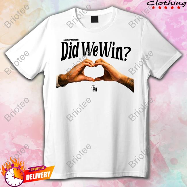 Damar Hamlin Did We Win Sweatshirt Chasing Millions Shop Hamlinisland Damar Hamlin Did We Win Sweatshirt Chasing Millions Shop Hamlinisland