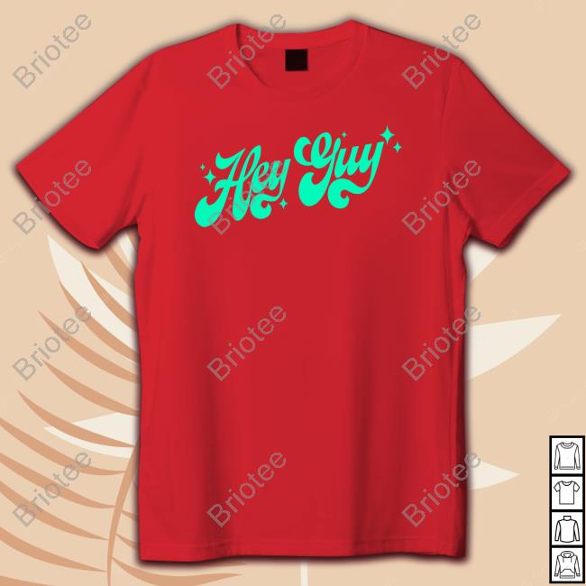 Drew Gooden Merch Hey Guy Purple Tee Drew Gooden Merch Hey Guy Purple Tee