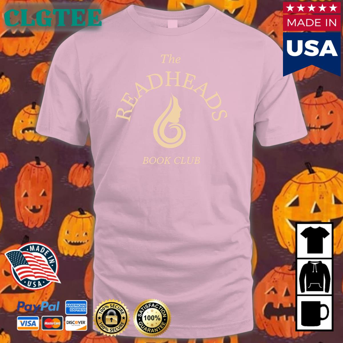 The Readheads Book Club Tee Shirt The Readheads Book Club Tee Shirt