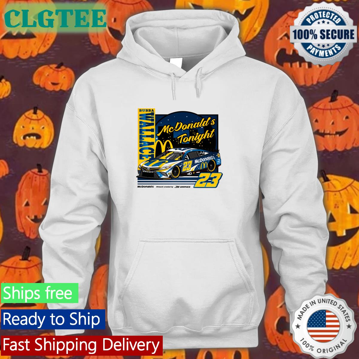 Bubba Wallace 23 Mcdonalds Tonight Shirt Bubba Wallace 23 Mcdonalds Tonight Shirt