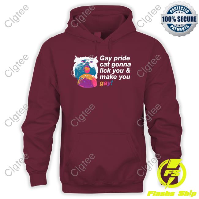 Official Gay Pride Cat Gonna Lick You & Make You Gay T Shirt Official Gay Pride Cat Gonna Lick You & Make You Gay T Shirt