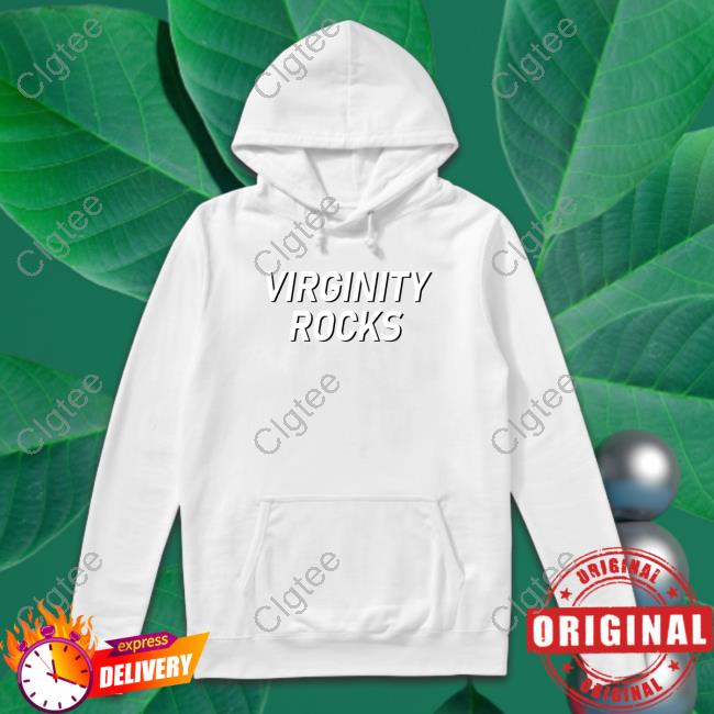 Official Virginity Rocks Hooded Sweatshirt Official Virginity Rocks Hooded Sweatshirt
