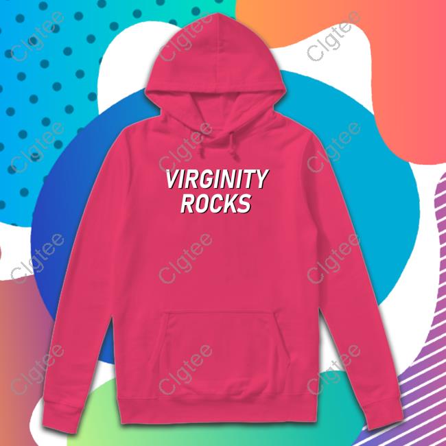 Official Virginity Rocks Hooded Sweatshirt Official Virginity Rocks Hooded Sweatshirt
