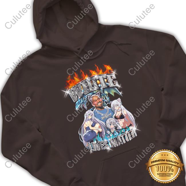 Kanye West Ye White Lives Matter Anime T Shirt Waifu Watchers Merch Kanye West Ye White Lives Matter Anime T Shirt Waifu Watchers Merch