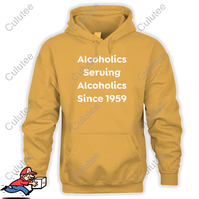 Official Alcoholics Serving Alcoholics Since 1959 TShirts Official Alcoholics Serving Alcoholics Since 1959 TShirts