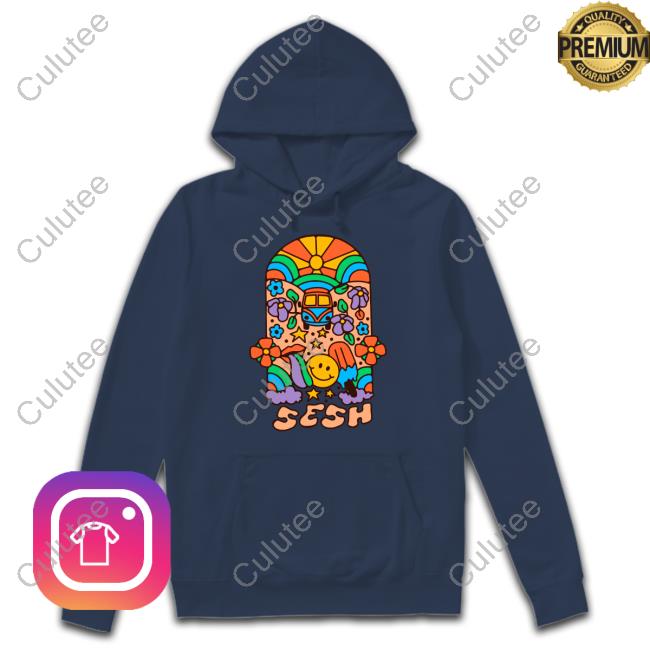 Official Mile Higher Merch The Sesh Flower Power Shirt Official Mile Higher Merch The Sesh Flower Power Shirt