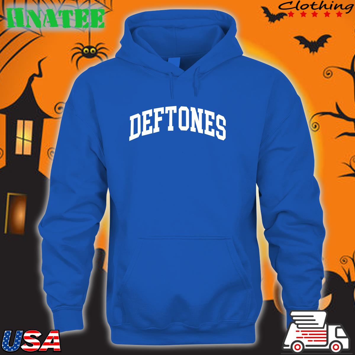 Deftones Merch Deftones Black Collegiate Long Sleeve Tee Shirt Deftones Merch Deftones Black Collegiate Long Sleeve Tee Shirt
