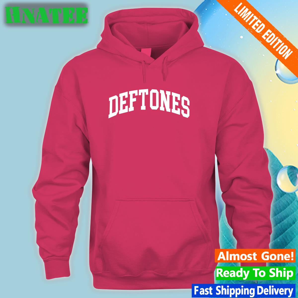 Deftones Merch Deftones Black Collegiate Long Sleeve Tee Shirt Deftones Merch Deftones Black Collegiate Long Sleeve Tee Shirt