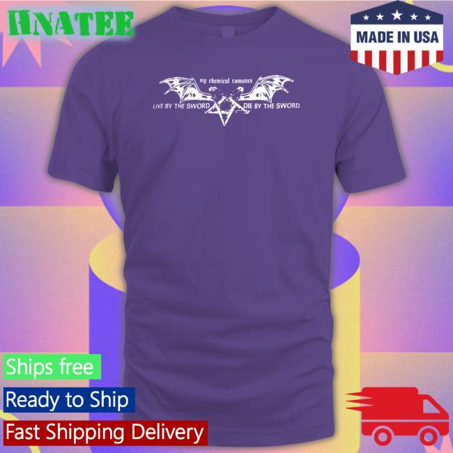 Pentagram Wings Live By The Sword Die By The Sword Sweatshirts My Chemical Romance Merch Pentagram Wings Live By The Sword Die By The Sword Sweatshirts My Chemical Romance Merch