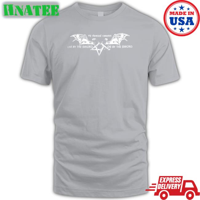 Pentagram Wings Live By The Sword Die By The Sword Sweatshirts My Chemical Romance Merch Pentagram Wings Live By The Sword Die By The Sword Sweatshirts My Chemical Romance Merch