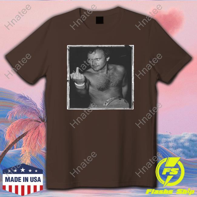 Phil Collins Long Sleeve Tee Shirt Phil Collins Long Sleeve Tee Shirt