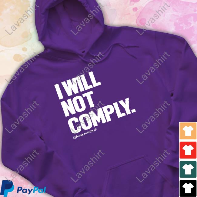 I Will Not Comply Awakenwithjp Tank I Will Not Comply Awakenwithjp Tank